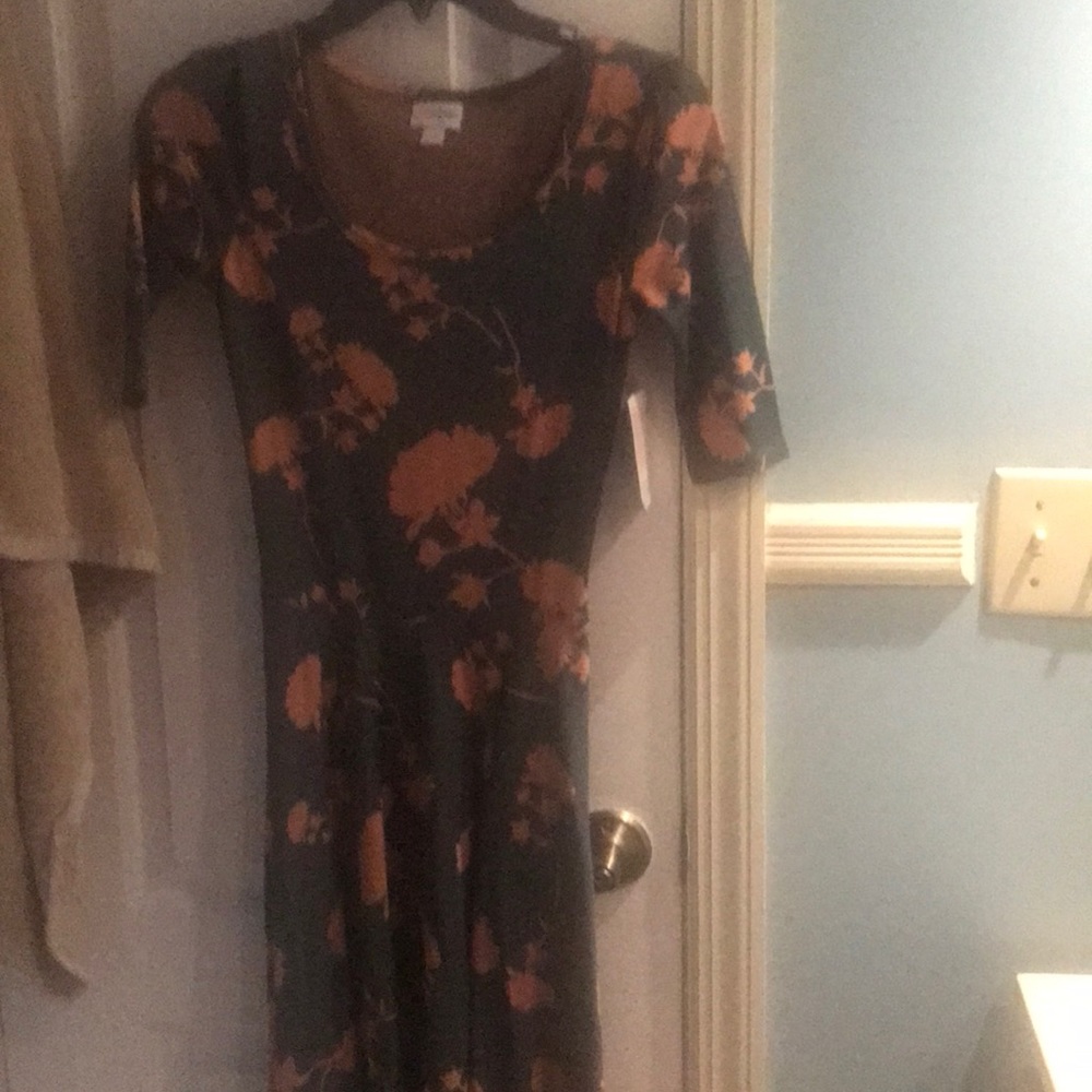 Floral print Lularoe Nicole dress, XXS
